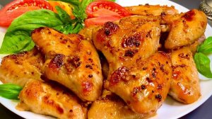 Они такие нежные и вкусные, что тают во рту! Быстрый рецепт куриных крылышек!