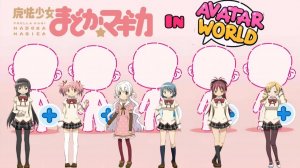Создаём персонажей Puella Magi Madoka Magica в Avatar World ✨