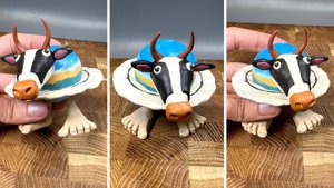 LA VACA SATURNO SATURNITO Итальянские мемы из пластилина