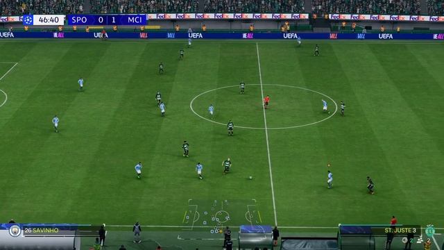 4 тур Манчестер Сити - Спортинг Лига Чемпионов #fc25gameplay#fc25