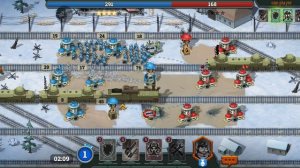 битва на рельсах Bunker wars