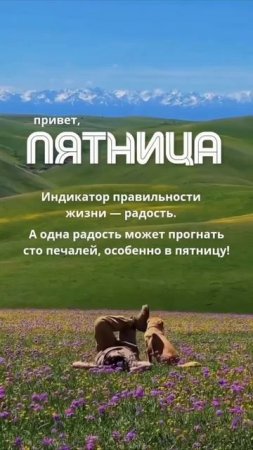 Привет, пятница!