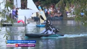 Во Владикавказе показали спектакль на воде