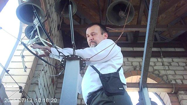 Трезвон по завершении Божественной Литургии 13 июля 2025 - "колокольная карусель"