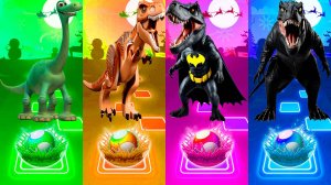 КРУТЫЕ ДИНОЗАВРЫ vs ЧЕРНЫХ ДИНОЗАВРОВ 146 уровень | МУЛЬТФИЛЬМЫ ДИНОЗАВРЫ в Tiles Hop