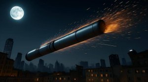 НЛО продолговатое. Евпатория - полуостров Крым.