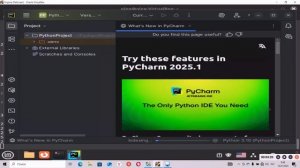 Урок 77. Первая программа в Pycharm в Linux