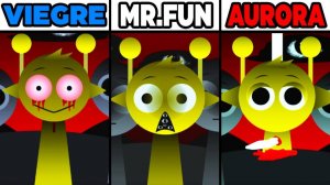 INCREDIBOX SPRUNKI🎪 | MR.FUN vs VIEGRE vs AURORA! 💫 ТРИАТЛОН ЛЕЧЕНИЙ! #сезонконтентаRUTUBE