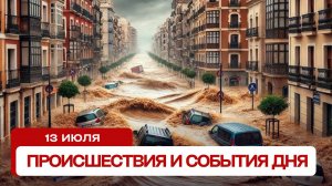Новости сегодня 13.07.2025. Катаклизмы за день, ЧП, события дня!