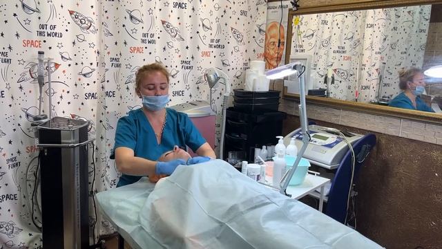Массаж на голевых масках #массаж