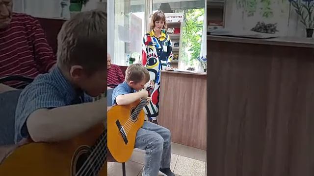 Выступление в библиотеке