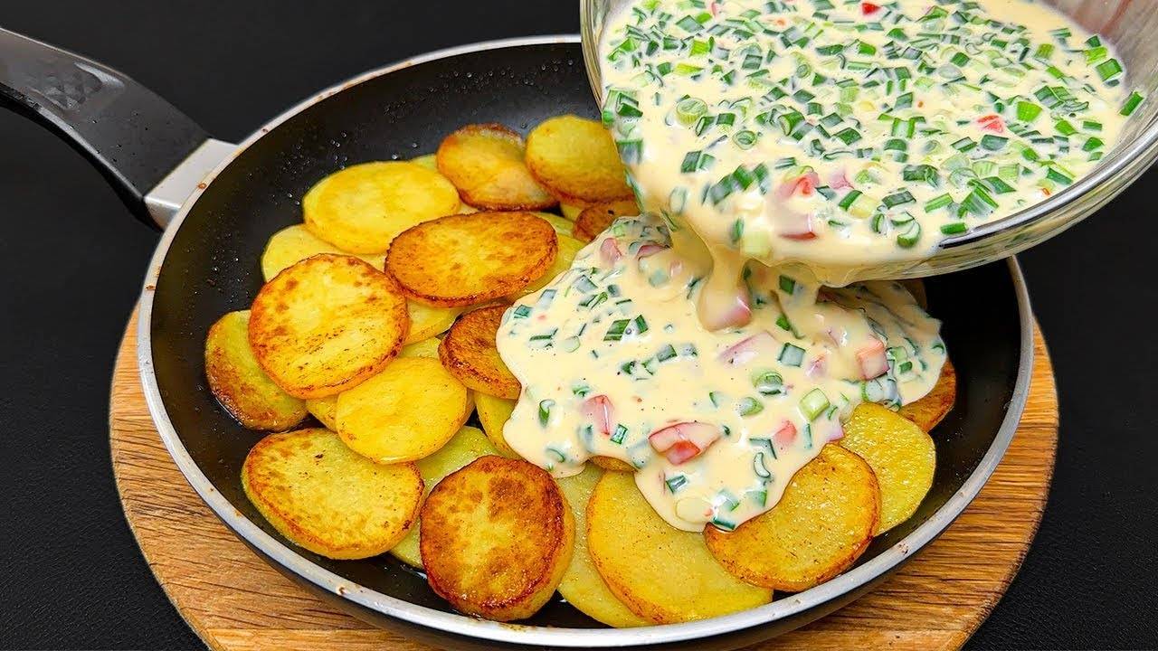 Самый популярный рецепт с картофелем! Все в восторге от этого простого рецепта