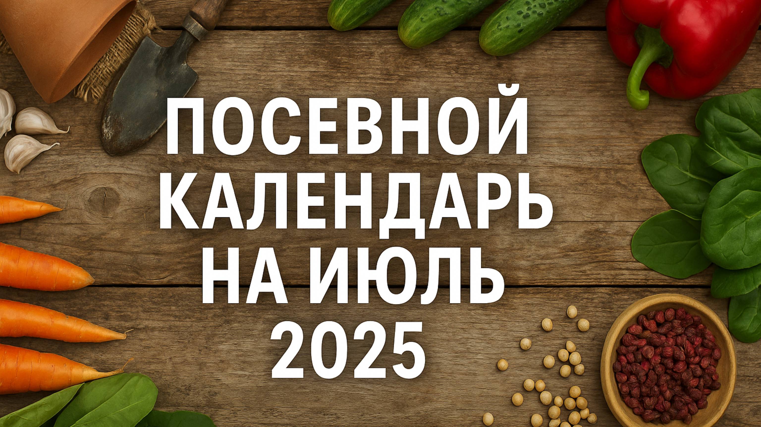 Подробный ПОСЕВНОЙ КАЛЕНДАРЬ НА ИЮЛЬ 2025. Что посеять в июле по лунному календарю