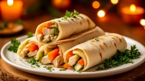 Рулет из лаваша на праздничный стол! Простая и вкусная закуска из лаваша [Семейные рецепты]