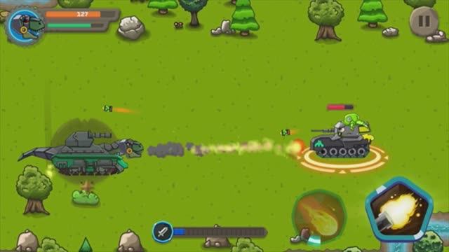 Динозавры играем в DinoTank