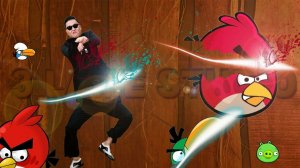 ANGRY BIRDS VS PSY GANGNAM STYLE VS FRUIT NINJA