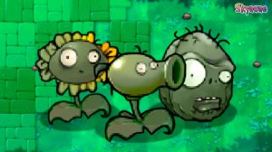 ЗОМБИ РАСТЕНИЯ И ЛОКАЦИЯ С ПЛИТАМИ | Plants vs Zombies Hybrid mod [15]