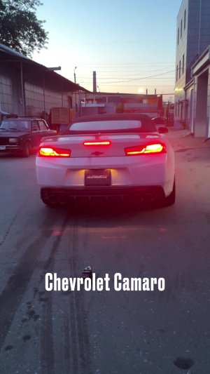 🎬 Camaro + прямоток = чистый адреналин!
