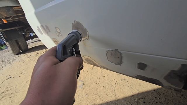 Тестируем новый точечный Пескоструйный пистолет MATRIX на Газель 33023 смотреть онлайн