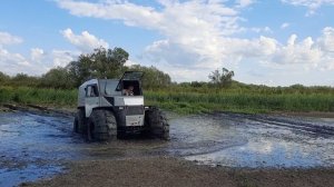 Вездеход "Гольд"0.1 на болоте!!!🚜🏊♂️🛞🌊