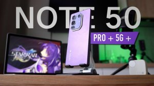 Игровой INFINIX NOTE 50 Pro + 5G + с коллабой HONKAI: Star Rail - Распаковка, игровой тест и камеры