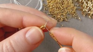 Ювелирные Изделия Alma Surfside.Цепочка из бисера и стекляруса