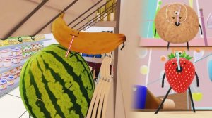 🍌 ЭТО БЫЛ ХАОС! Прятки и Juice Party с Banana, Soy Sauce Senbei и Strawberry в Secret Staycation