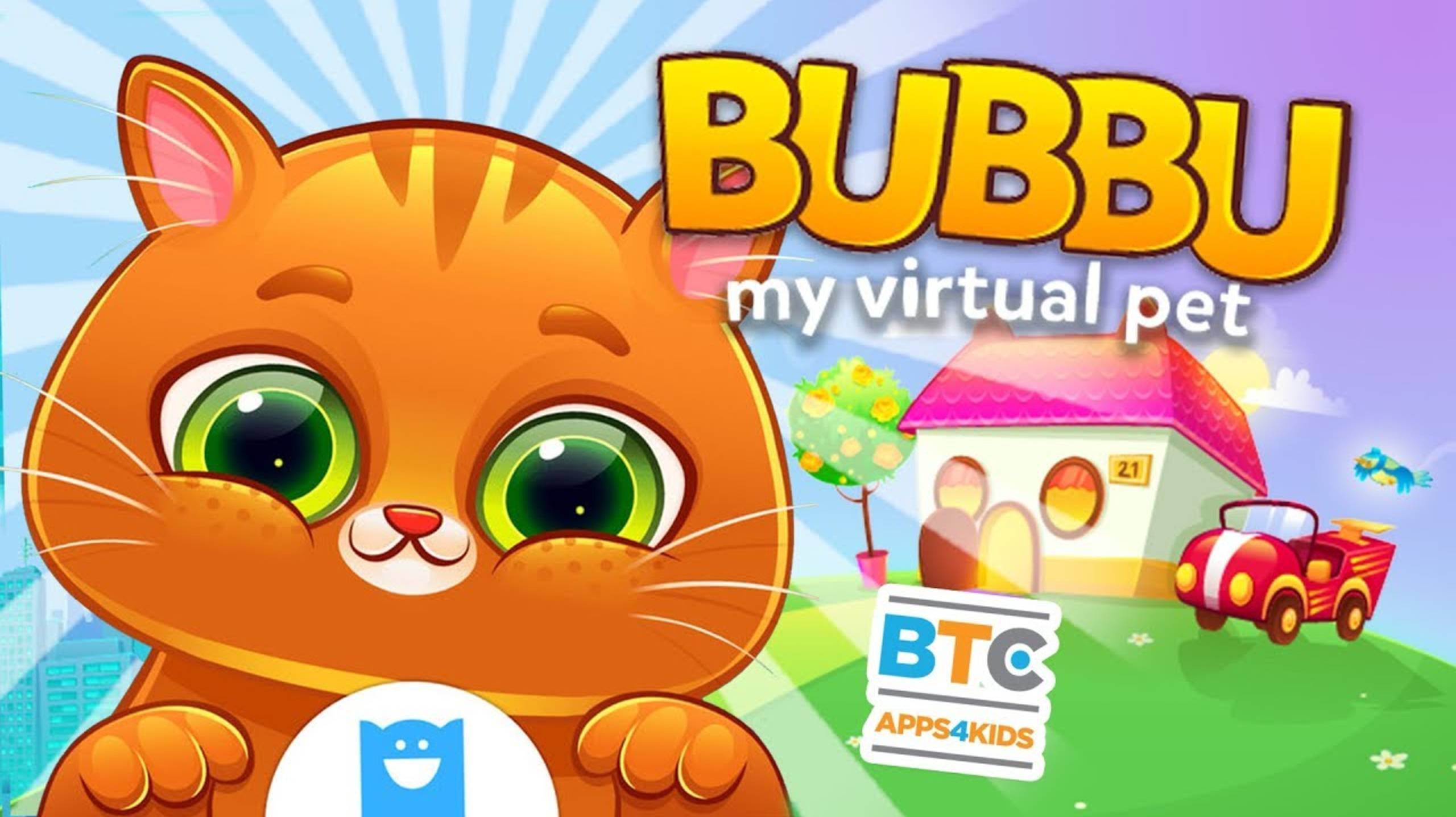Bubbu милый котик | Развивающие игры для детей | мультфильм | в топ | детям | играть