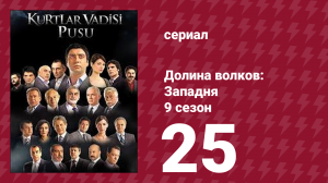 Долина волков: Западня 9 сезон 25 серия (сериал, 2010)