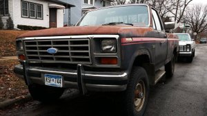 Ремонт Ford F250 1983 года.