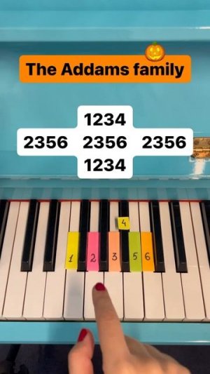 OST The Addams family с нуля (piano tutorial) #piano #music #pianotutorial #pianolessons