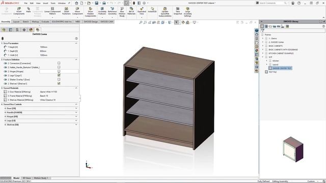 17. SWOOD Center Configarator
