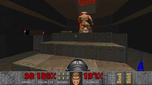 DOOM II. Кибердемон против Паукодемона