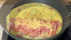 Потрясающий Вкусный Ужин или Завтрак за 5 минут на сковороде ! Быстро и Вкусно! Простой рецепт!