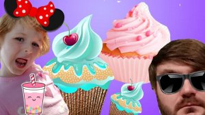 МИЛАНА С ПАПОЙ ПЕКУТ МАФФИНЫ!!! ОЧЕНЬ ВКУСНЫЙ ДЕСЕРТ!!! #милана #маффины #мультики #детские видео