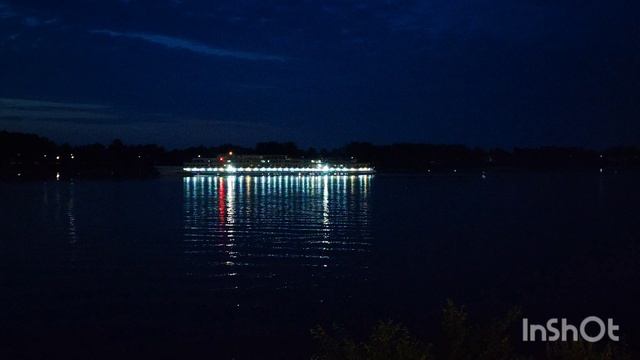 НОЧНАЯ ВОЛГА. ПАРОХОДЫ. РЫБИНСК - МОСКВА...