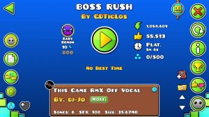 boss rush | geometry dash
