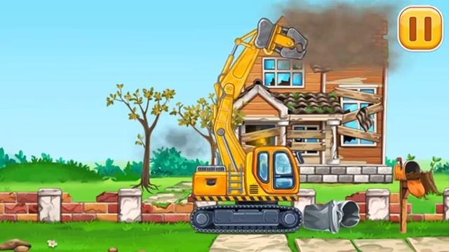 Мультики про грузовики : Грузовик-разрушитель. Tractor destroy
