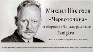 Михаил Шолохов "Червоточина" - аудиокнига.