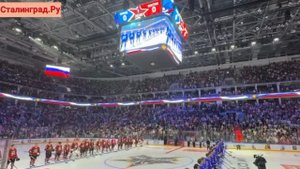 Атмосфера на «ЦСКА Арене» в Москве, где проходит «Матч года 2025. Все звёзды хоккея».