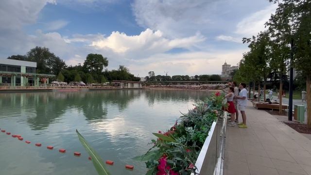 Пляж в парке Горького
