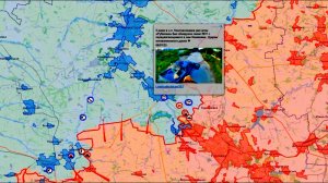 Карта боевых действий. Дроны в Константиновке