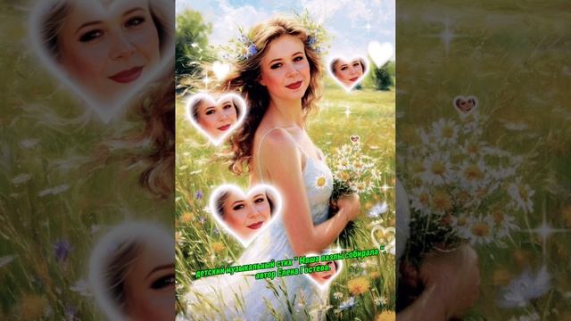 детское музыкальное стихотворение "Маша пазлы собирала-1". автор Елена Гостева.