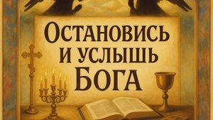 Остановись и услышь БОГА