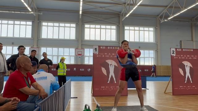 Спортивные Игры Манчаары XXll 09.07.2025 г.,с.Ытык-Кюель,мужчины 78 кг группа Б, толчок гири 32 кг.