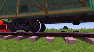 Я Построил железную дорогу в Минекрафт железная дорога, minecraft-247