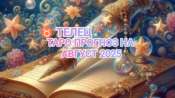 ♉ ТЕЛЕЦ 🍀 ТАРО ПРОГНОЗ НА АВГУСТ 2025