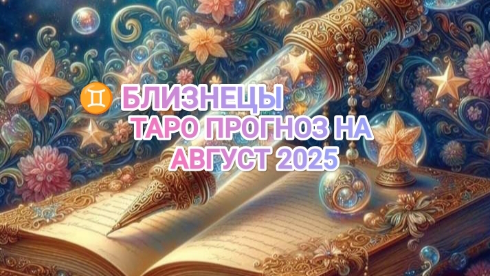 ♊ БЛИЗНЕЦЫ 🍀 ТАРО ПРОГНОЗ НА АВГУСТ 2025
