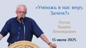 Умножь в нас веру. Зачем?