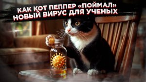 Научный прорыв на лапах: как кот Пеппер «поймал» новый вирус для ученых